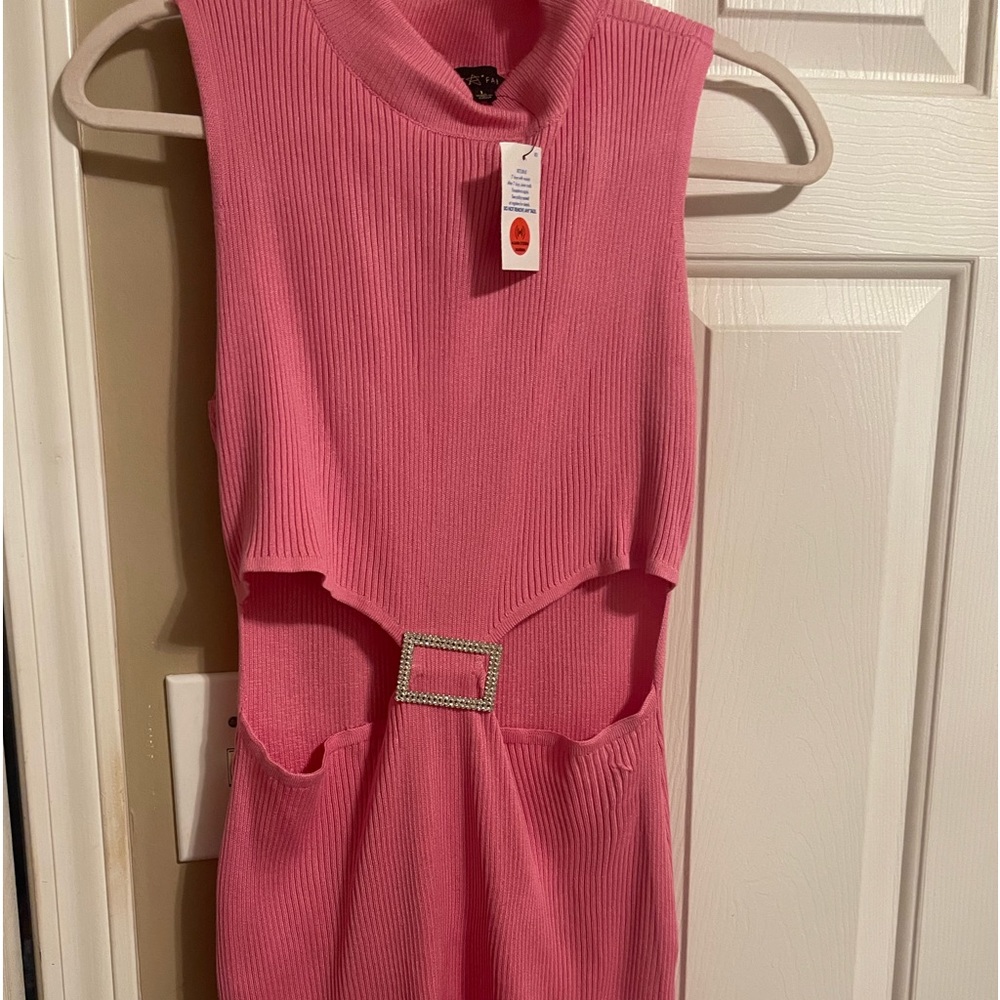 Pink dress new with tags Size L